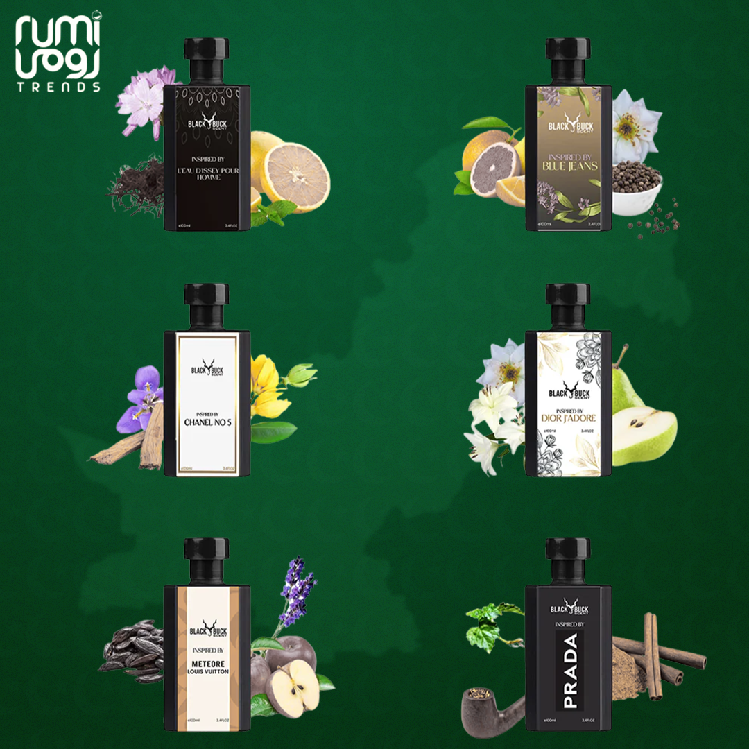 Pocket Friendly Pack of 3 Perfumes