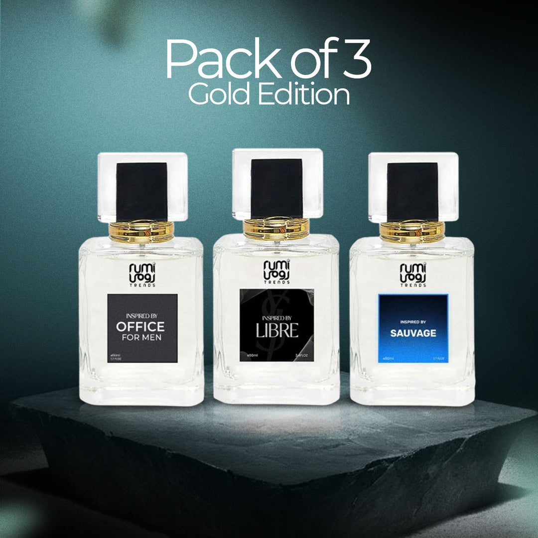 Gold Edition Pack of 3 - 50ML