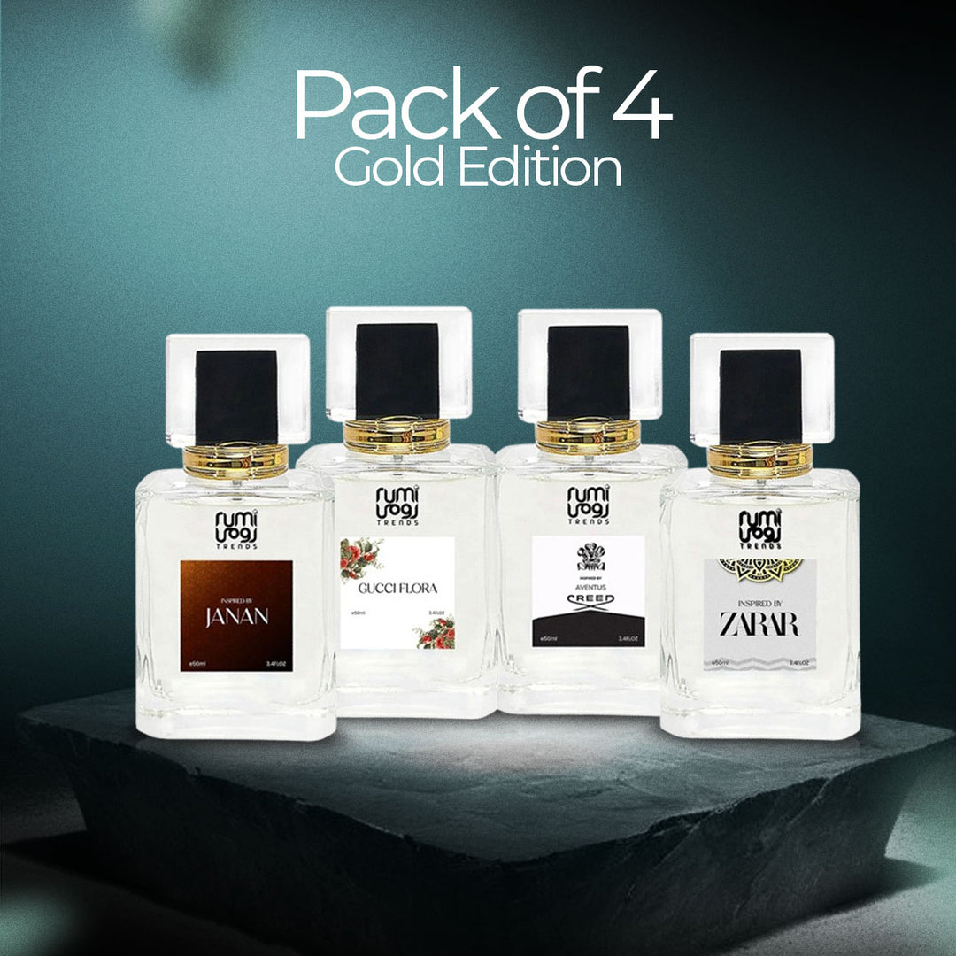 Gold Edition Pack of 4 - 50ML