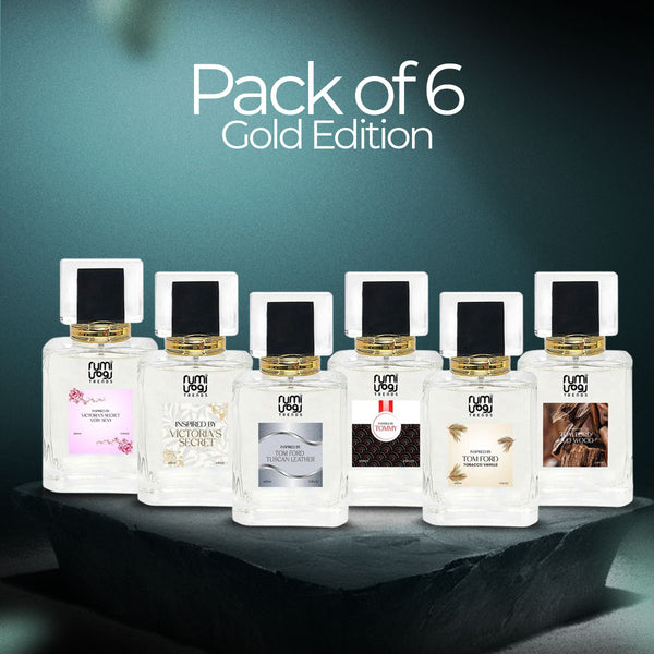 Gold Edition Pack of 6 - 50ML